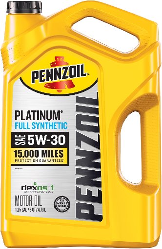 Pennzoil Platinum Plus Full Synthetic Motor Oil 5W-30 5-Quart Deal