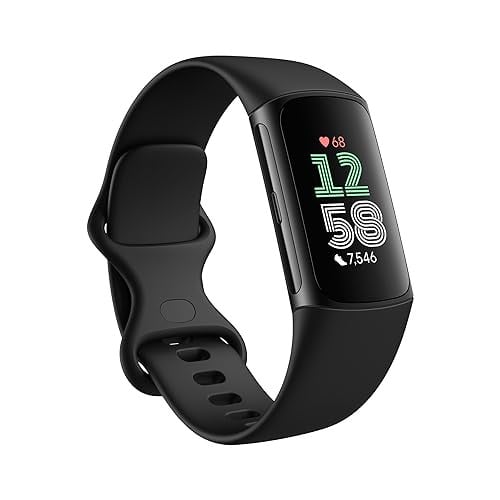 Fitbit Charge 6 Fitness Tracker (Black Case w/ Black Band) Deal
