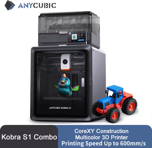 Anycubic Kobra S1 Combo 3D Printer 600mm/s CoreXY Multi-Color Deal