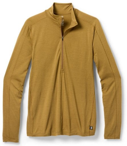 REI Co-op Men's Merino 185 Long-Sleeve Half-Zip Base Layer Top