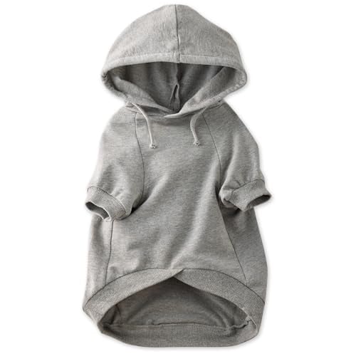 Pet Passion Rocky Lightweight Hooded Tee 100% Organic Cotton Dog Hoodie Medium (20-45 lbs)
