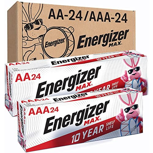 Energizer Max AA and AAA Alkaline Batteries 48-Count
