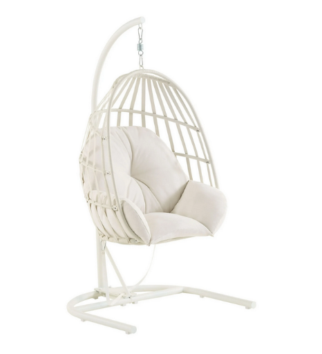 Mainstays Wicker Outdoor Patio Hanging Egg Chair