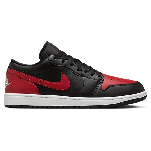 Jordan Men's AJ 1 Low (Black/Varsity Red/Summit White)