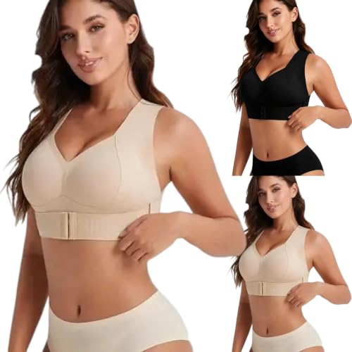 Front Closure Wireless Posture Corrector Bra
