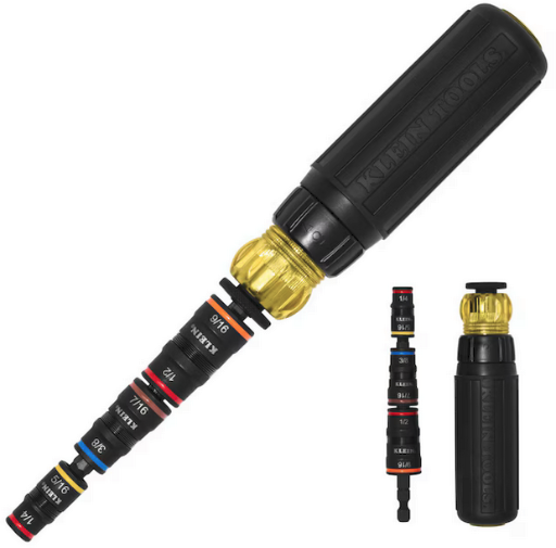 Klein Tools 7-in-1 Impact Rated Flip Socket Set with Ratcheting Handle Deal