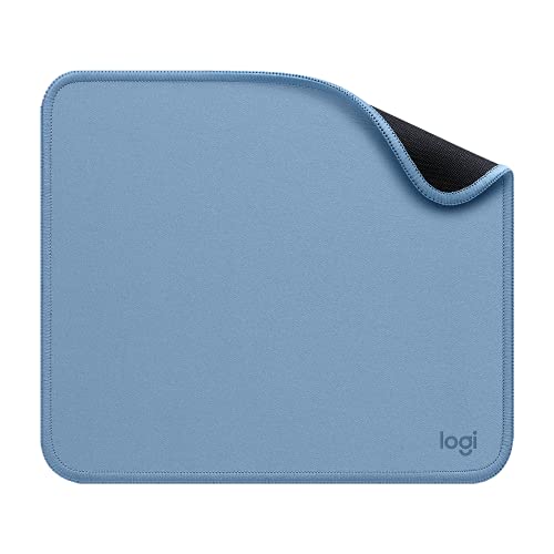 Logitech Studio Series Mouse Pad w/ Anti-Slip Rubber Base (20cm x 23cm, Blue Grey)