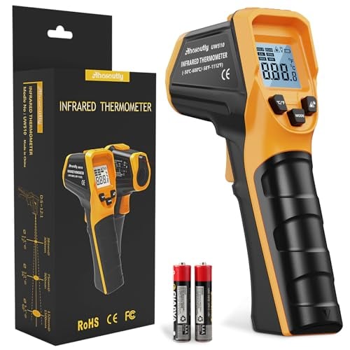 AHOSOUTLY Infrared Thermometer Laser Temperature Gun Deal