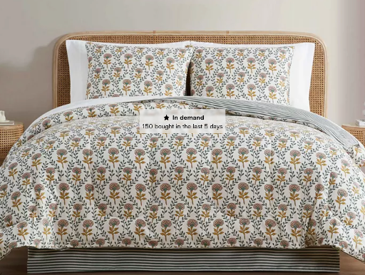 Macy's Ameena Reversible 8-Pc. Comforter Sets (Any Size) Deal
