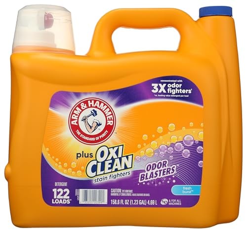 Arm & Hammer Plus OxiClean Liquid Laundry Detergent Fresh Burst Scent 158.6-Oz Deal
