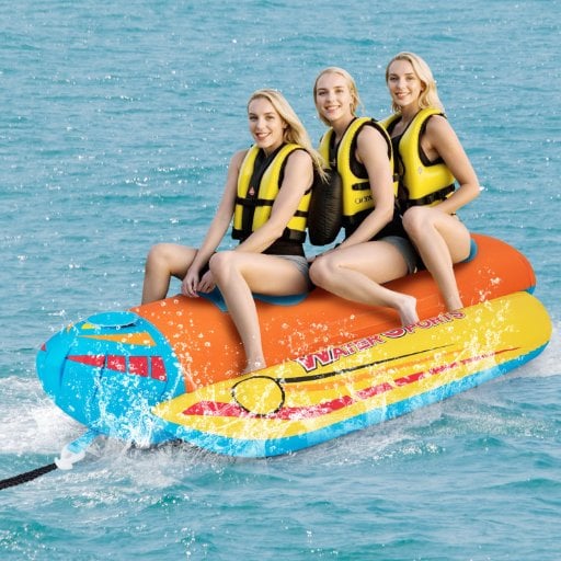 Costway 3-Person Inflatable Banana Boat Deal