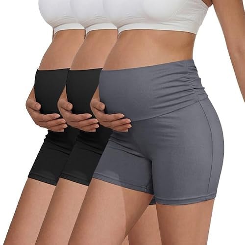 Ekouaer 2-Pack Women’s Maternity Shorts Deal