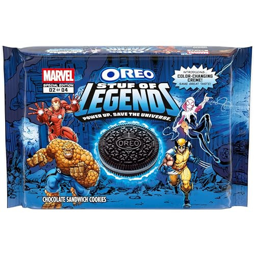 Marvel Oreo Stuf of Legends Chocolate Sandwich Cookies 10.68 oz