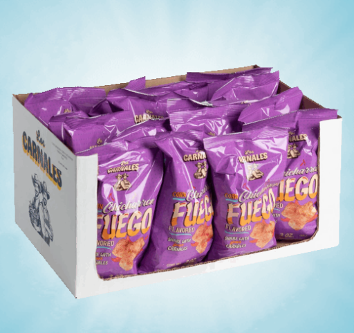 Los Carnales Corn Puffs & Chicharrones 16-Pack
