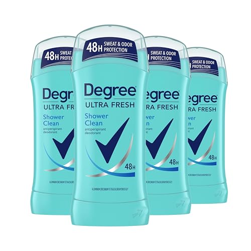 Degree Ultra Fresh Antiperspirant Deodorant, Shower Clean, 4-Count, 2.6 oz