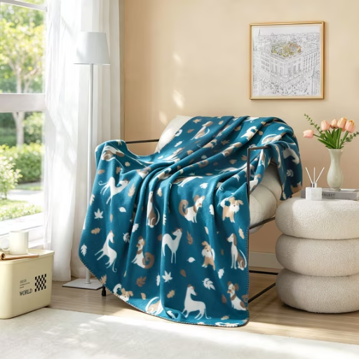 Mainstays 50" x 60" Cozy Fleece Throw Blanket (6 Colors)