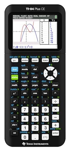 Texas Instruments TI-84 Plus CE Python Color Graphing Calculator (Black)