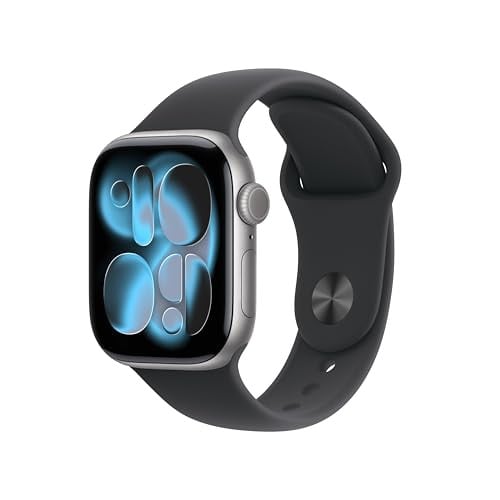 Apple Watch Series 11 GPS 42mm Smartwatch (Space Gray Aluminum Case w/ Black Sport Band) Deal