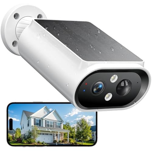 AlkiVision Solar Security Cameras Wireless Outdoor Deal