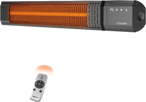 Powerscale Infrared Patio Heater with 24H Timer and IP65