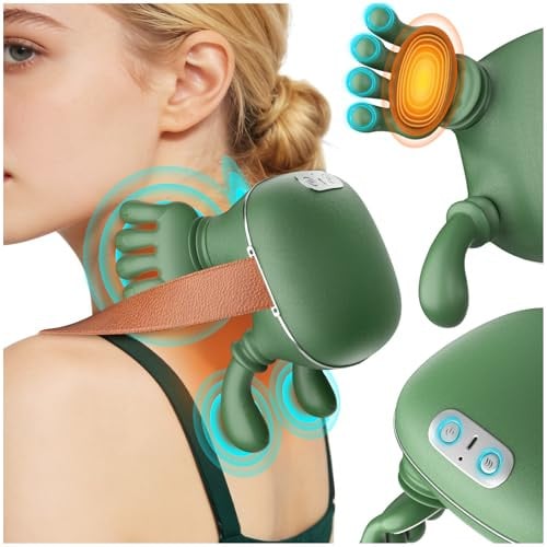 Neck and Back Massager with Heat & 4D Kneading