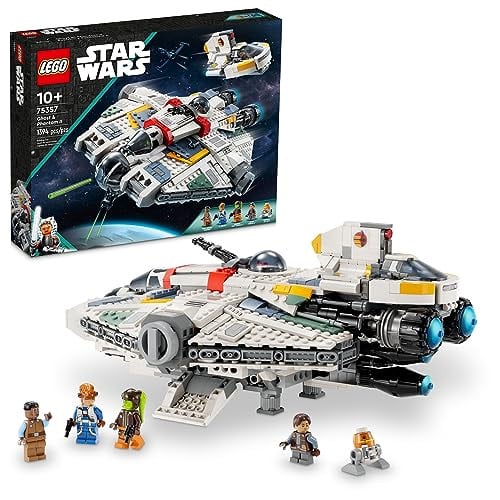 LEGO Star Wars Ahsoka Ghost and Phantom II Spaceship Toy (1394 Pcs) Deal