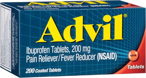 Advil Pain Reliever and Fever Reducer Tablets 200-Count