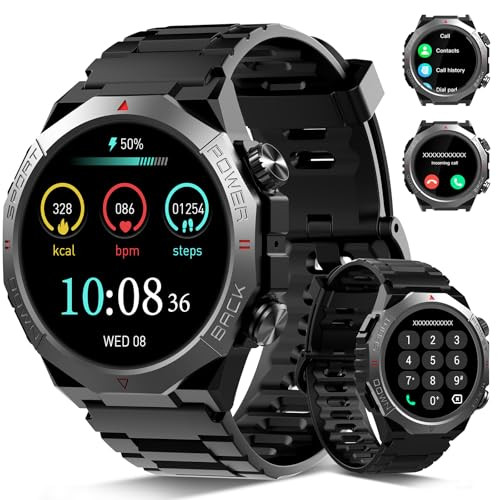 Military Smart Watch with Fitness Monitor