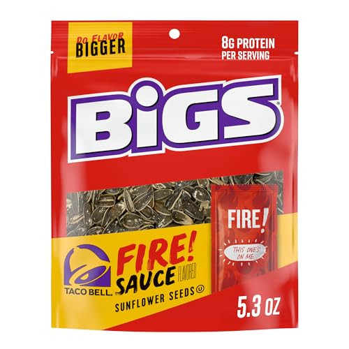 BIGS Sunflower Seeds, Fire Flavor, 5.35 oz