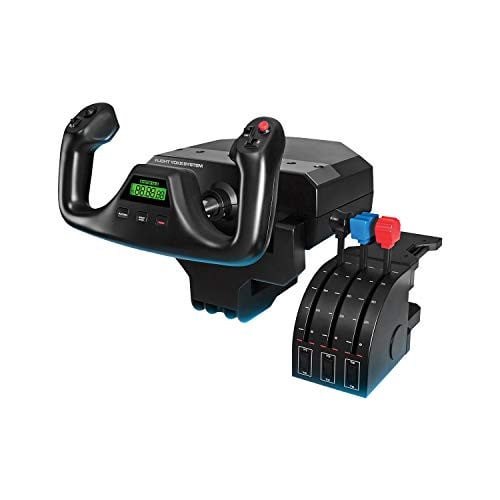 Logitech G PRO Flight Yoke System Professional Yoke & Throttle