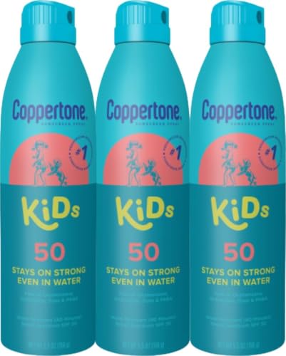 Coppertone Kids Sunscreen Spray SPF 50 3-Pack Deal