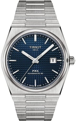 Tissot Men's PRX Blue Dial Watch 40mm