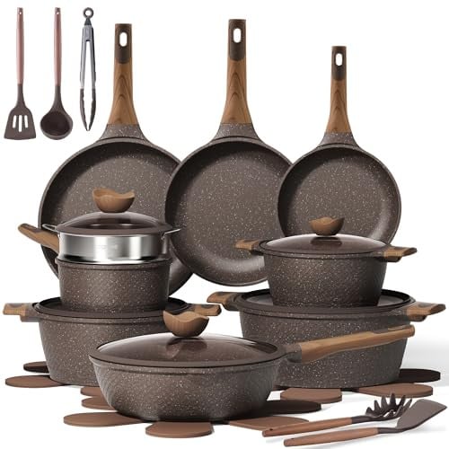 CAROTE 26-Piece Non Stick Pots and Pans Set Deal