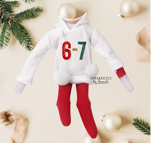Six Seven Custom Elf Hoodie