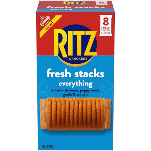 Ritz Fresh Stacks Everything Crackers, 8 Multi Snack Packs Deal