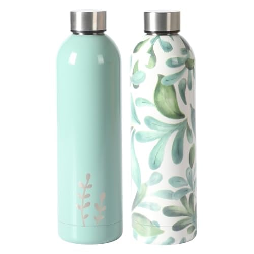 Bloomhouse Lush Forest 2 Pack 25 OZ Insulated Stainless Steel Thermal Water Bottle & Thermos Deal