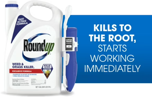 Roundup Weed & Grass Killer 4 - 1 Gallon, Comfort Wand Deal