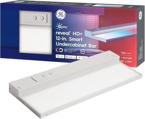 GE Cync Reveal HD+ Smart Undercabinet Light Fixture 12-in Bar Color Changing Deal