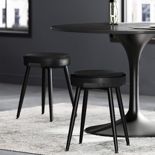 VASAGLE EKHO Collection Dining Chairs Stools Set of 2, 19-Inch Tall