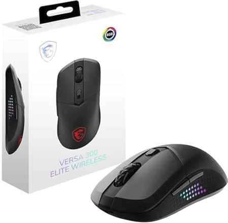 MSI Versa 300 Elite Wireless Gaming Mouse (Black)