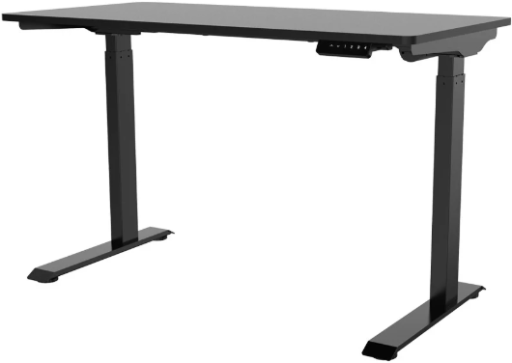 Monoprice WFH Single Motor Height Adjustable Sit-Stand Desk with Solid-Core Wood Top, 47.2 x 23.6 Inch, Black Deal