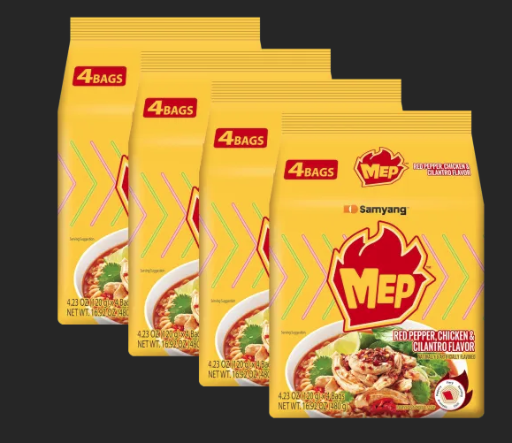 Samyang MEP Red Pepper & Chicken Cilantro Ramen 16-Pack Deal
