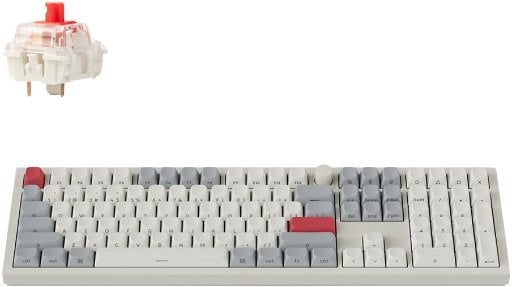 Keychron Q6 Max QMK/VIA Wireless Custom Mechanical Keyboard - Shell White Deal