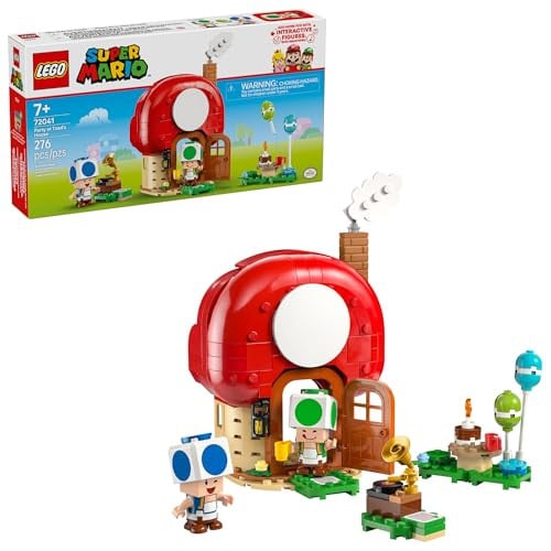 LEGO Super Mario: Expansion Set - Party at Toad's House (276-Piece) Deal