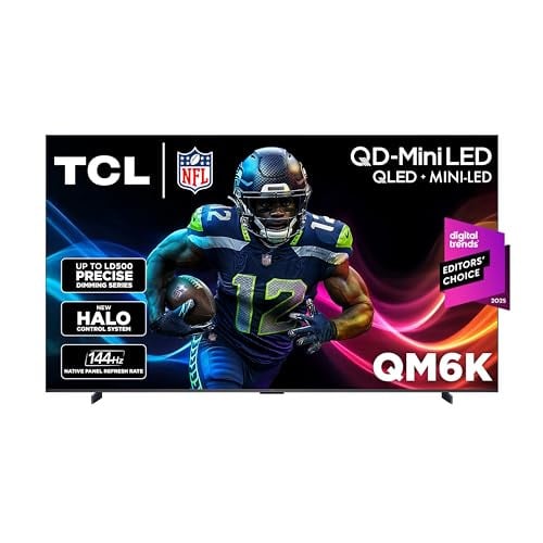 98" TCL QM6K 4K 144Hz Mini LED Google Smart TV (2025) Deal