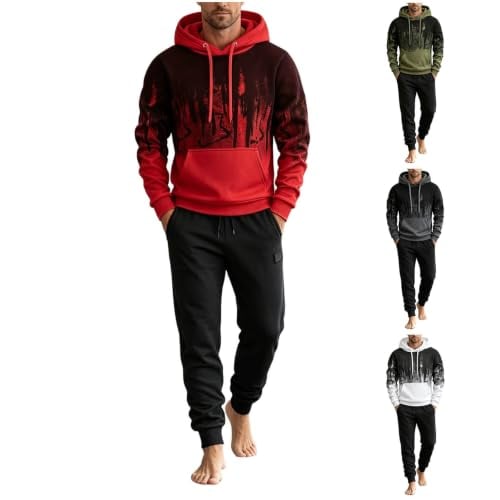 Fleece Hooded Full Tracksuit Set Deal