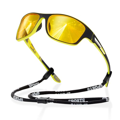 suoso Polarized Sports Sunglasses for Men UV400 Protection