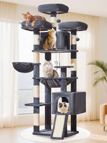 Taoqimiao 76" XL Cat Tower for Large Cats