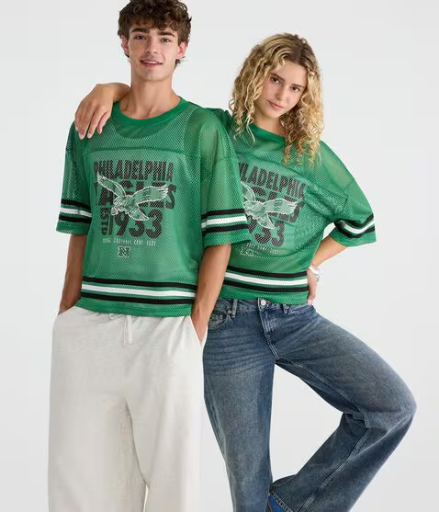 Philadelphia Eagles Boxy Mesh Top Deal