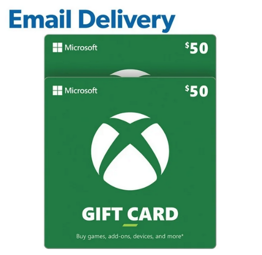 2x $50 Xbox Email Delivery Gift Cards